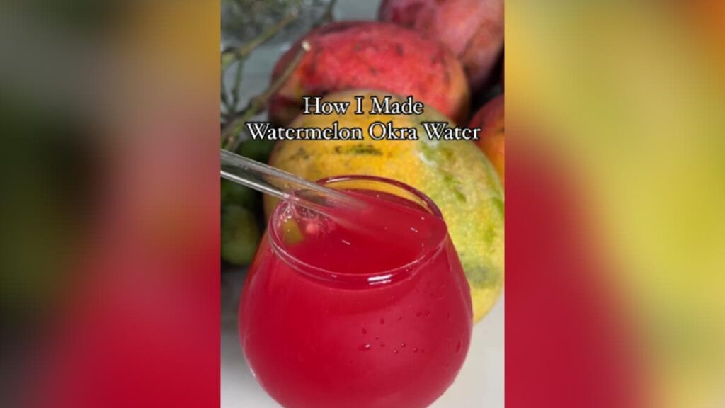 Watch: This Viral Okra Watermelon Water Has The Internet Buzzing, Here's Why